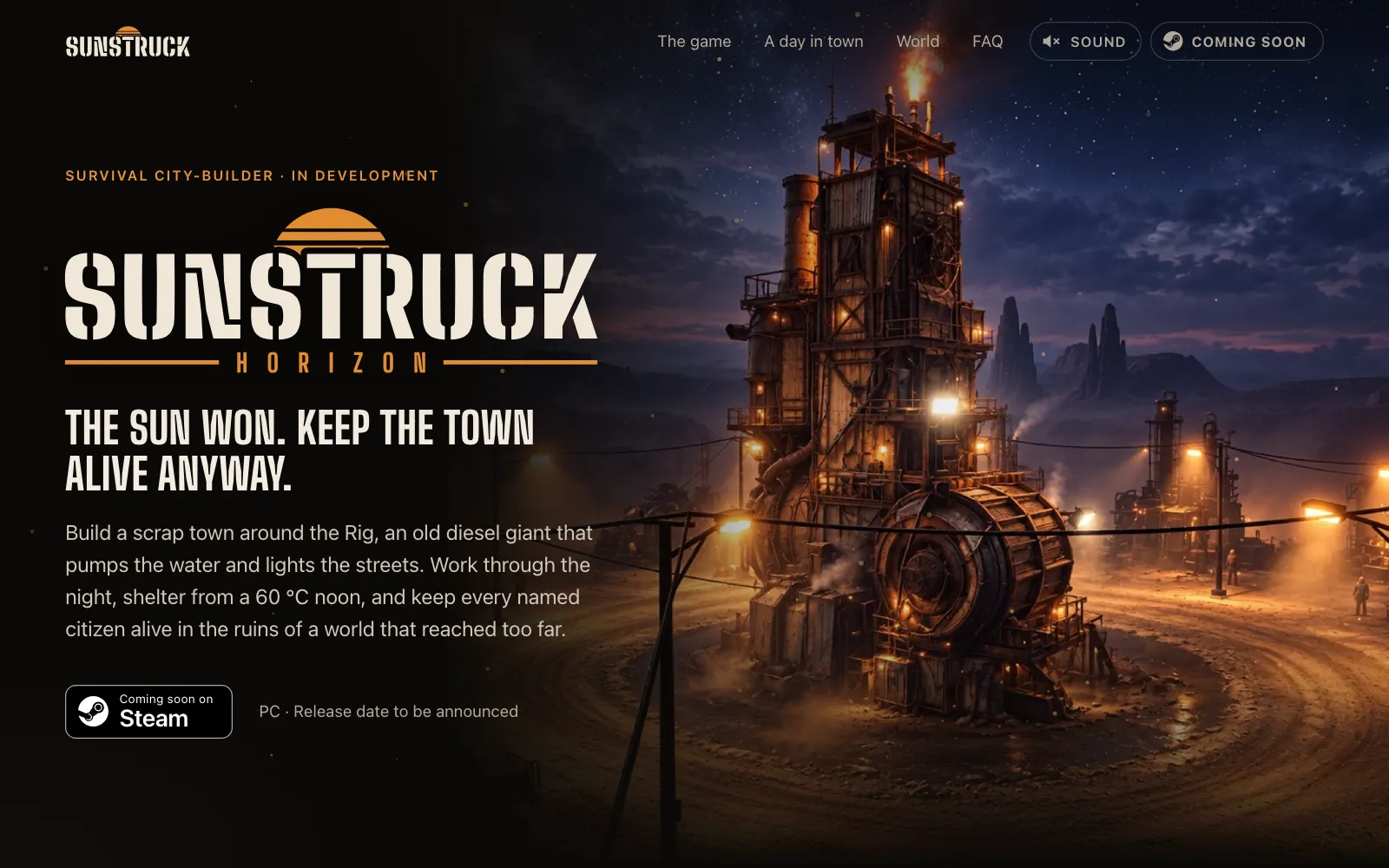 Sunstruck: Horizon - A City-Builder Under a Killing Sun